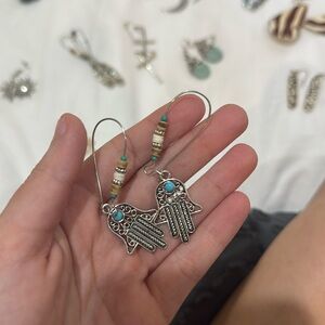 western earrings